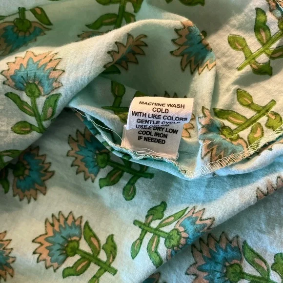 Joie casual prairie core cottage core Floral Ruffle Sleeve Top - - Picture 8 of 10